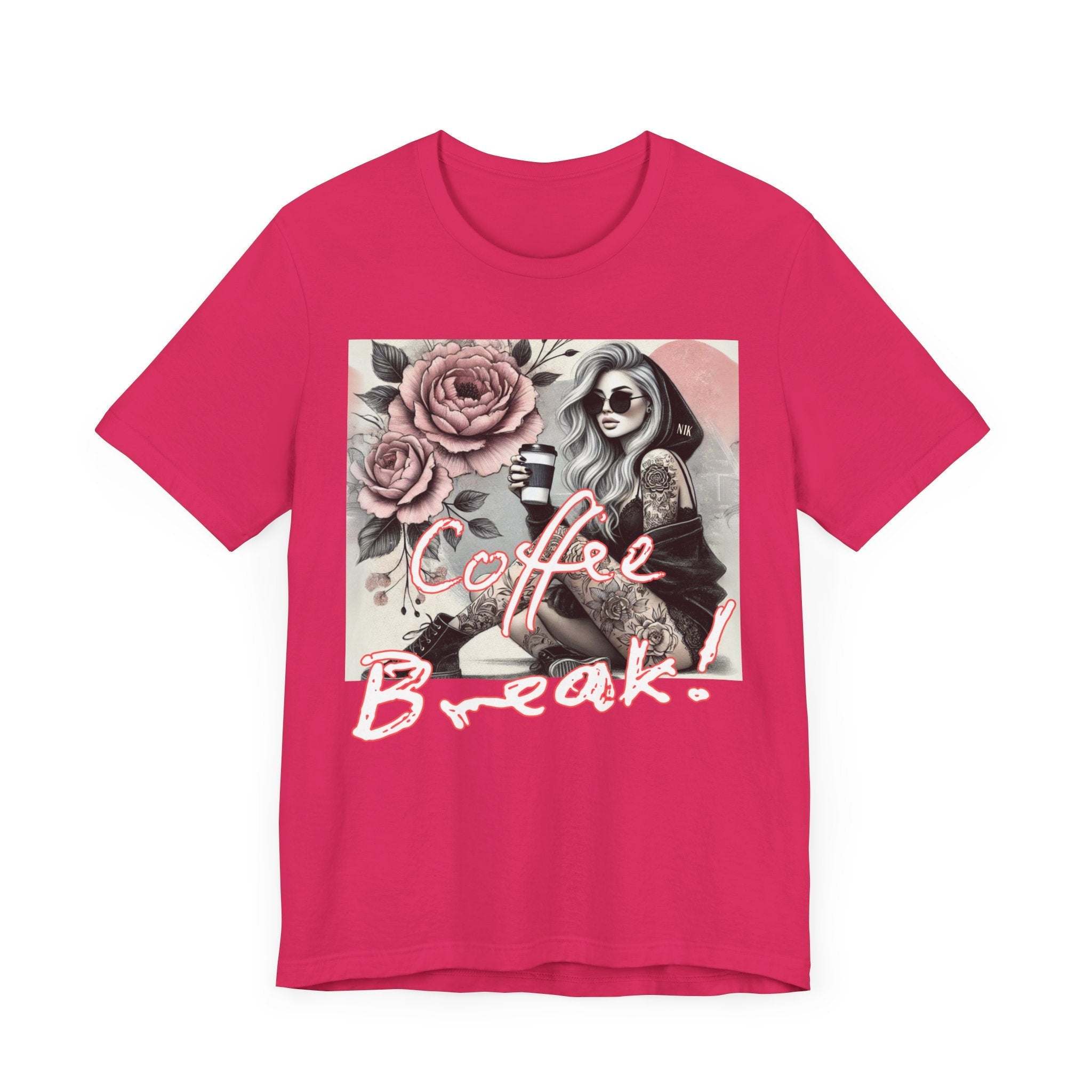 Coffee Break Unisex Jersey Short Sleeve Tee